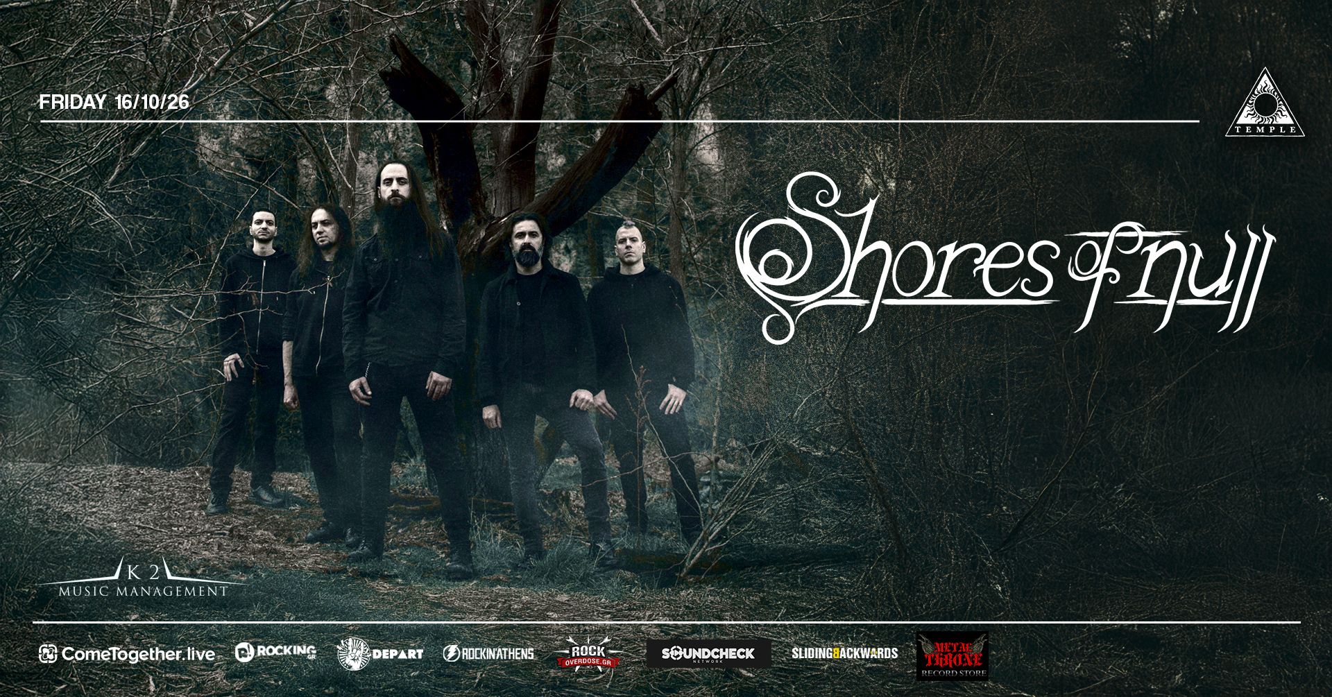 Shores of Null live at Temple Athens