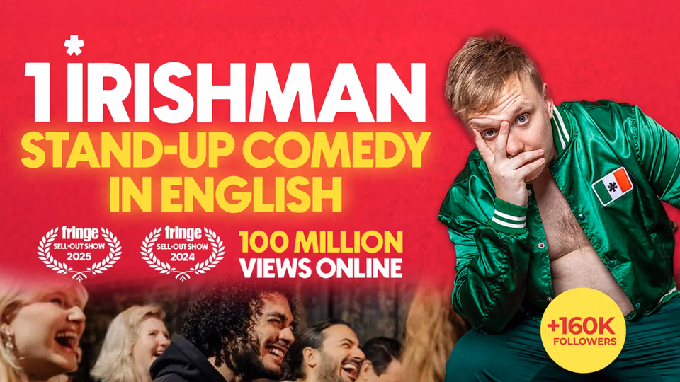 1 Irishman in Athens - A Stand-Up Comedy Show in English