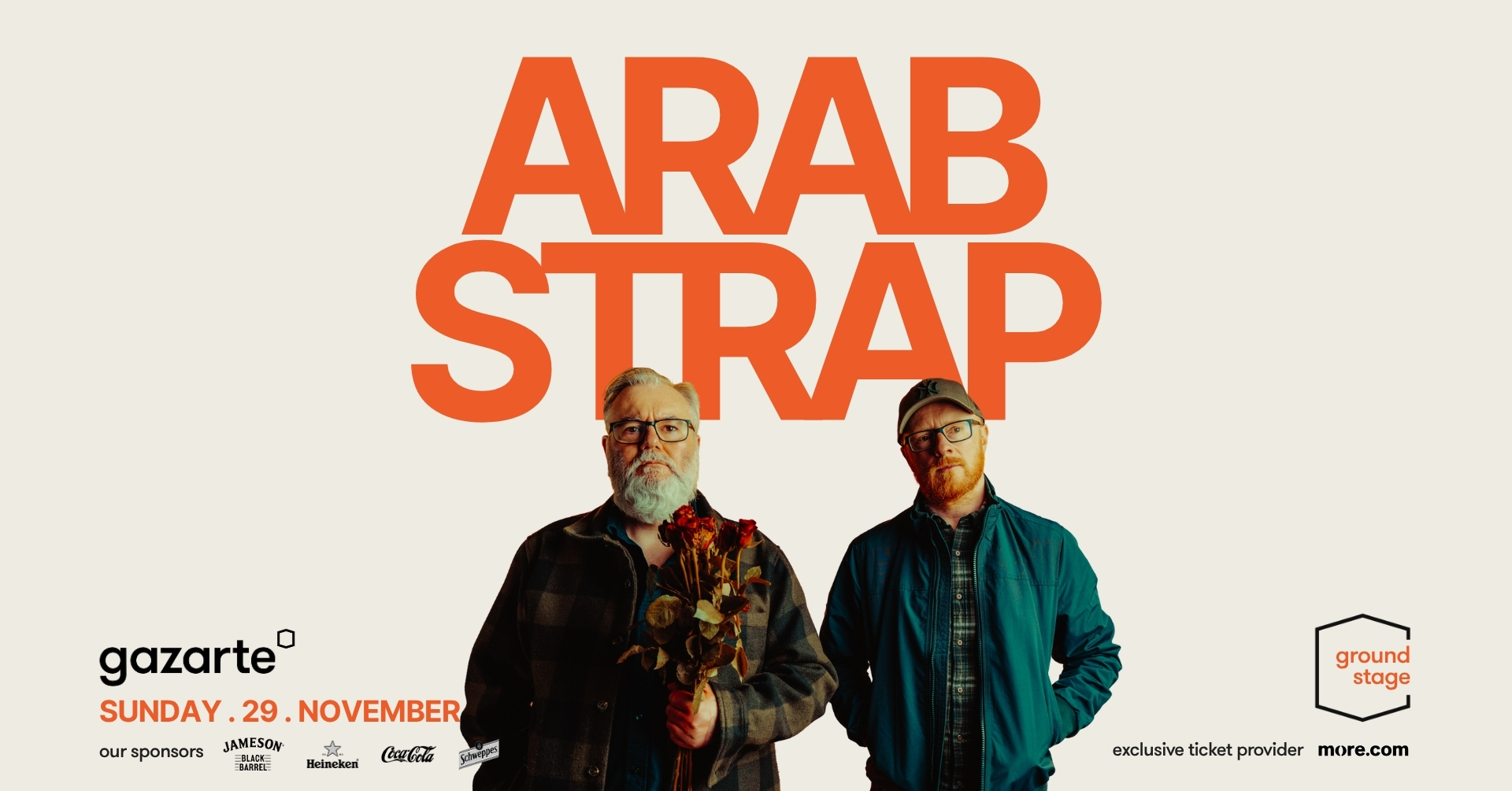 Arab Strap live at Gazarte Ground Stage