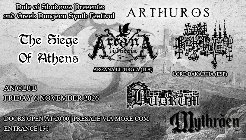 The Siege of Athens: Second Greek Dungeon Synth Festival
