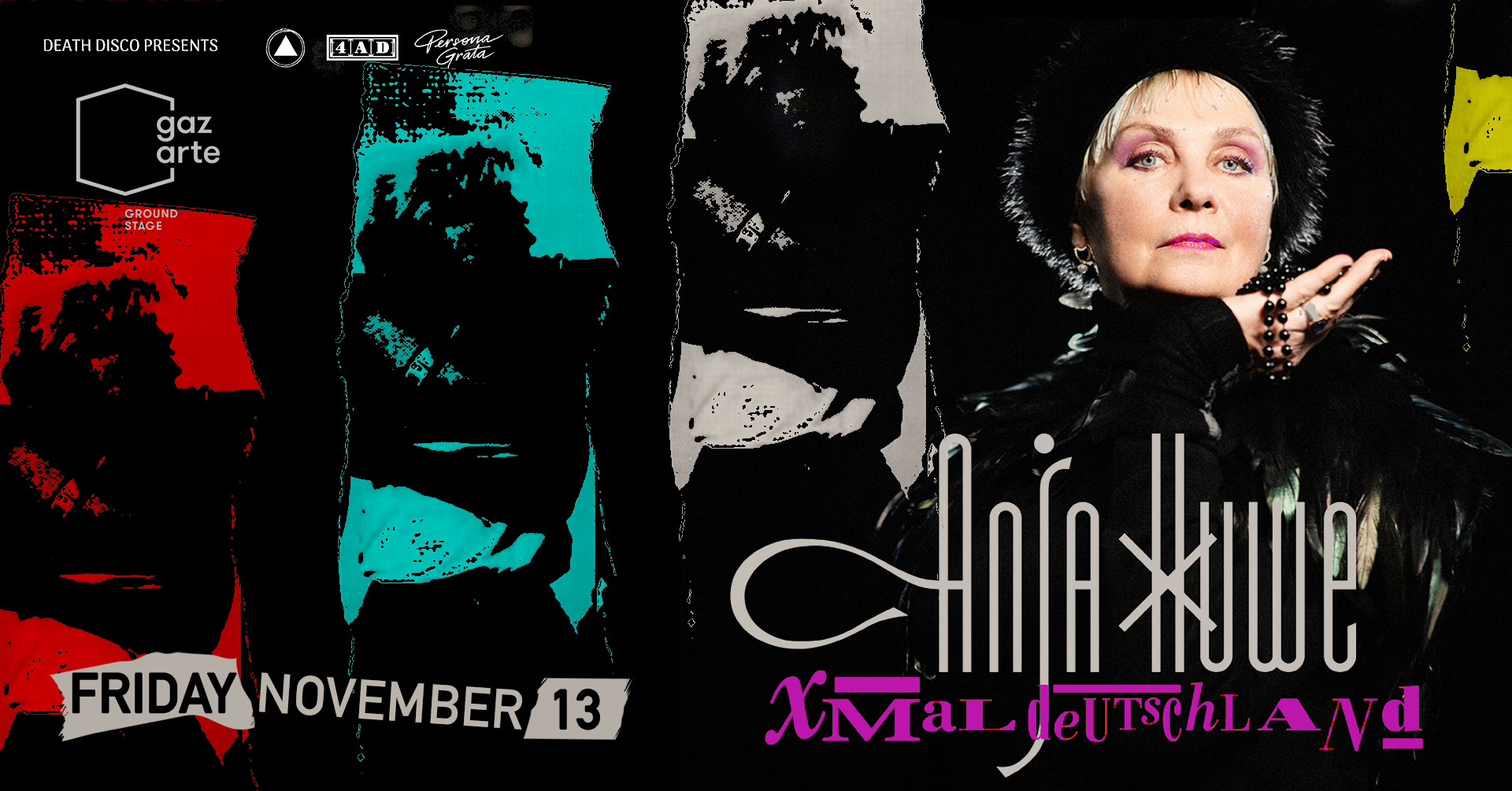 Anja Huwe / XMal Deutschland Live in Athens