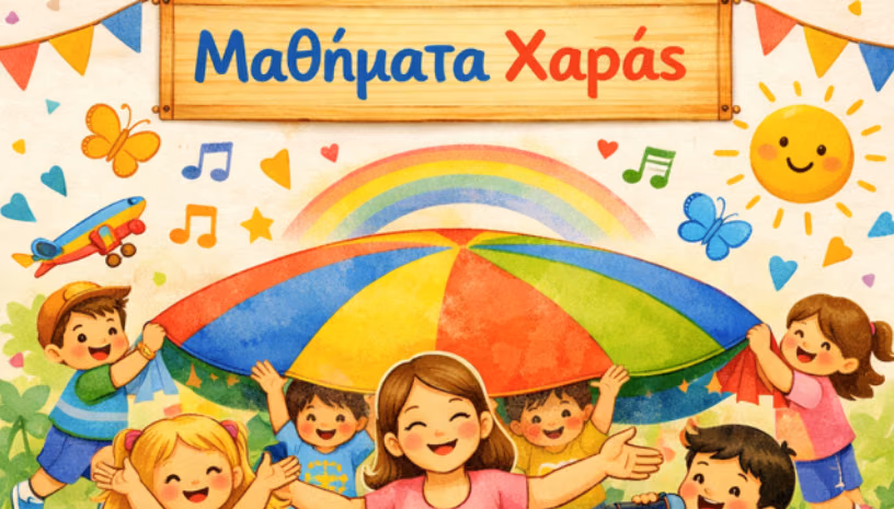ΜΑΘΗΜΑΤΑ ΧΑΡΑΣ (Για παιδιά 1-3 ετών)