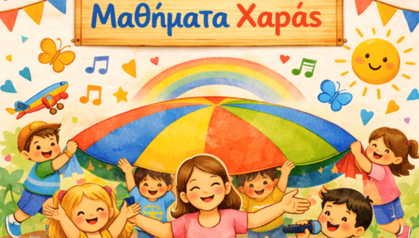 ΜΑΘΗΜΑΤΑ ΧΑΡΑΣ (Για παιδιά 3-5 ετών)